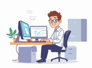 Software Engineer Coding Workspace Design