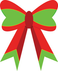 Christmas Ribbon Bow Red Bow Silk Ribbon Exquisite Bow

