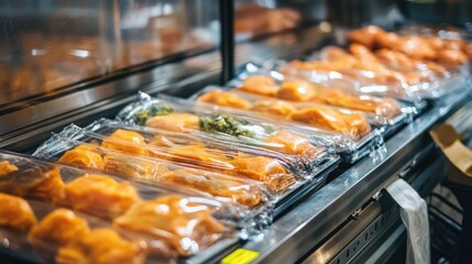Cutting-edge food preservation technology using vacuum-sealed, freeze-dried packaging.