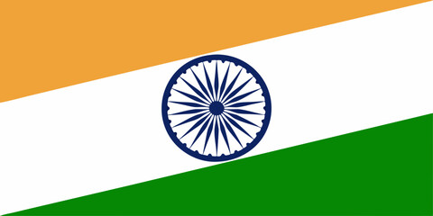 Indian flag vector illustration