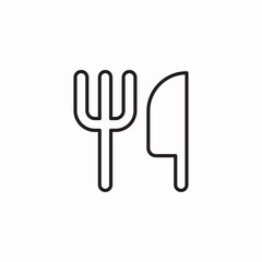 restaraunt area icon sign vector