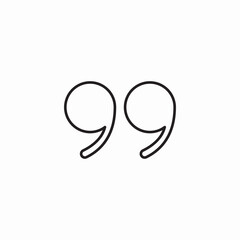 text quote icon sign vector