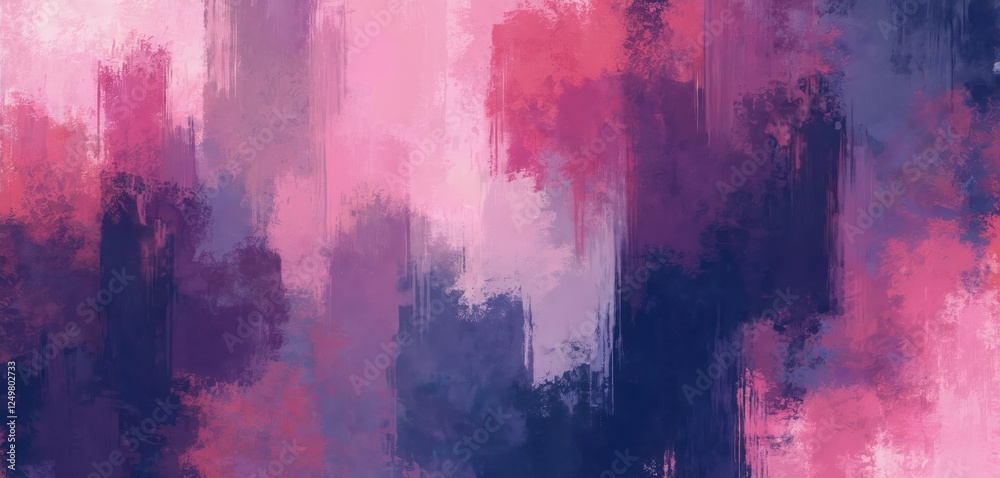 Poster abstract art design with vibrant colors. paint strokes create dynamic textured pattern. ideal for ba