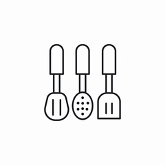 culinary chef tools icon sign vector