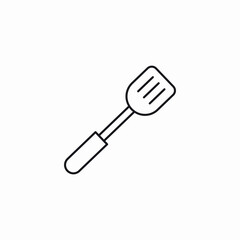 kicthen spatula icon sign vector