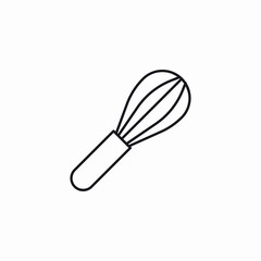 mixing dough icon sign vector