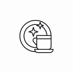 squeaky clean dining utensils icon sign vector