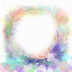 frame border of modern sparkle abstract background design in white background with copy space for text