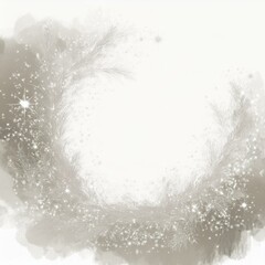 Fototapeta premium frame border of modern sparkle abstract background design in white background with copy space for text