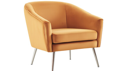 Obraz premium A tan chair with a wooden frame