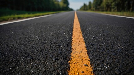 Obraz premium road close up