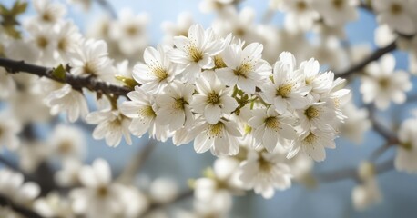 Soft focus background of white cherry blossoms, background, pink, focus, floral