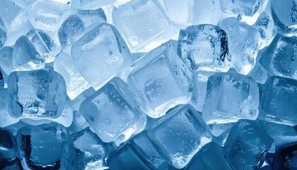 Clear ice cubes fill a modern container, ready for drinks on a warm summer day