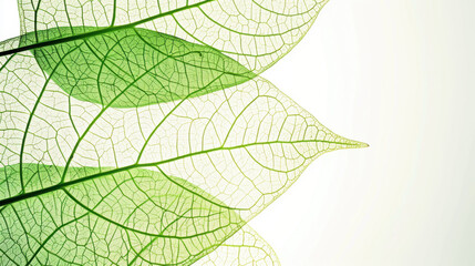 Obraz premium green leaves background