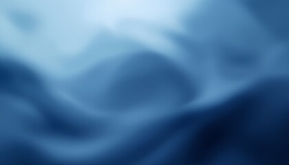 Abstract Smooth Blue Gradient Background with Subtle Waves and Light
