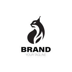 Lynx Logo. Lynx Logo Design. Lynx Logo Brand. Lynx Logo Vector Design Isolated on White Background