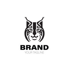 Lynx Logo. Lynx Logo Design. Lynx Logo Brand. Lynx Logo Vector Design Isolated on White Background