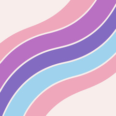 Pastel Colors Aesthetic Vector Background Illustration