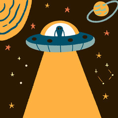 Pastel Colors Aesthetic Vector Background Illustration