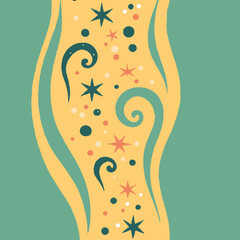 Aesthetic Pastel Abstract Artsy Vector Background