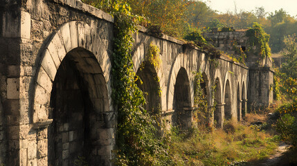 Naklejka premium abandoned ancient istanbul city
