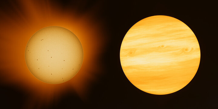 Gliese 876 d Planet - GJ 876 d is a Neptune-like gas giant exoplanet that orbits an M-type star. It is in the constellation of Aquarius.