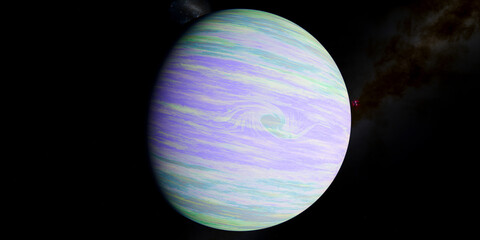HD 40307 c Planet - HD 40307 c is a Neptune-like gas giant exoplanet that orbits a K-type star.