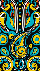 Fototapeta premium Pattern for fabrics, covers, leaflets, business cards, Happy Birthday cards, Wedding Invitations, for use in graphics
