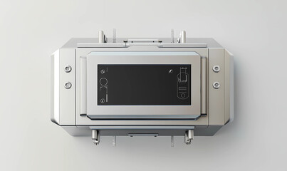 Modern Mechanical Press with Integrated Touchscreen Control, Showcasing Advanced Industrial Technology