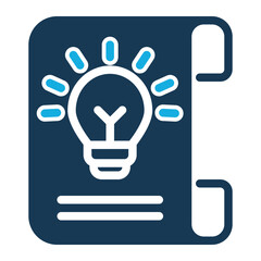 Book Innovation Icon Duo Tone Color Style for Training Pack Icon Themes
