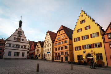 Obraz premium Rothenburg ob der Tauber in Bavaria, Germany
