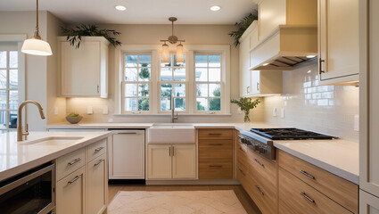 Fototapeta premium modern kitchen interior