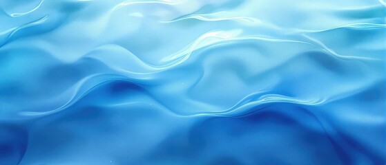 Fototapeta premium Softly colored blue watercolor background with ripples, gentle ripples., soothing, peaceful, wave patterns, underwater atmosphere