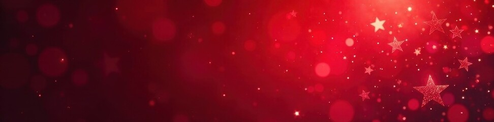 Deep red backdrop, glittering stars and sparkles , dark, holiday, abstract