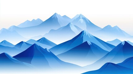 A vibrant cartoon scene showcasing majestic mountains under a bright sky, symbolizing triumph and inspiration.