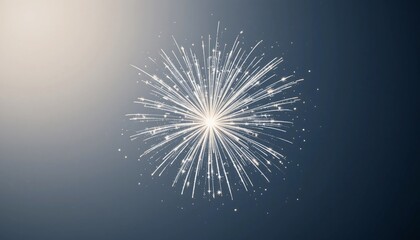 Fototapeta premium Sparkling Fireworks Display at Night Festive Celebration Bright Lights