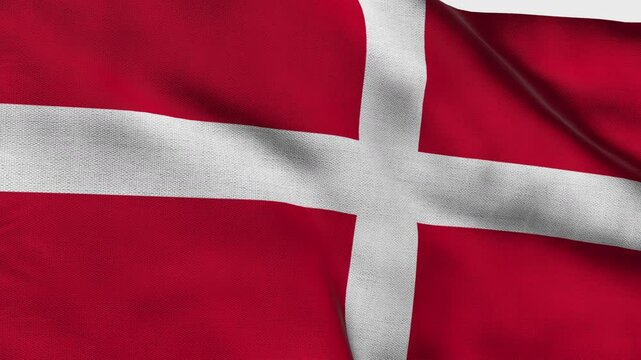 High detailed flag of Sovereign Military Order of Malta. National Sovereign Military Order of Malta flag. 3D Render.