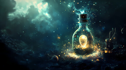 magic bottle fictional embryo creature