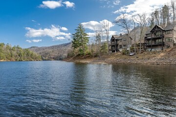 Obraz premium mountain lakeside