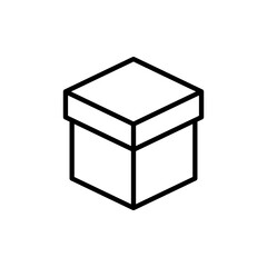 Box icon vector. box sign and symbol, parcel, package