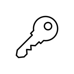 Key icon vector. Key sign and symbol.
