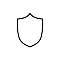 Shield icon vector. Protection icon. Security sign and symbol