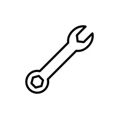 Wrench icon vector. repair icon. tools sign and symbol