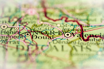 Nord, France highlighted on a world map.