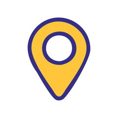 Travel location map marker illustration