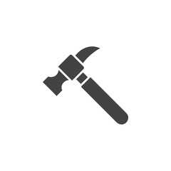 hammer icon simple thin line vector