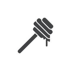 honey icon simple thin line vector