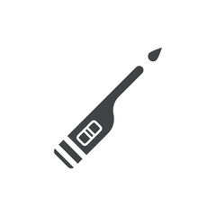 lighter icon vector symbol black and white