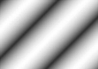 Fond de pointillisme en demi-teintes. Fond de texture en dégradé de grains avec des points. Motif en demi-teintes en dégradé de points. Effet de flou, effet métallique, haute résolution, vecteur