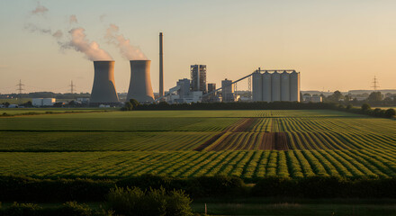 A biomass power plant operating at peak sustainability amid advanced agricultural integrations
